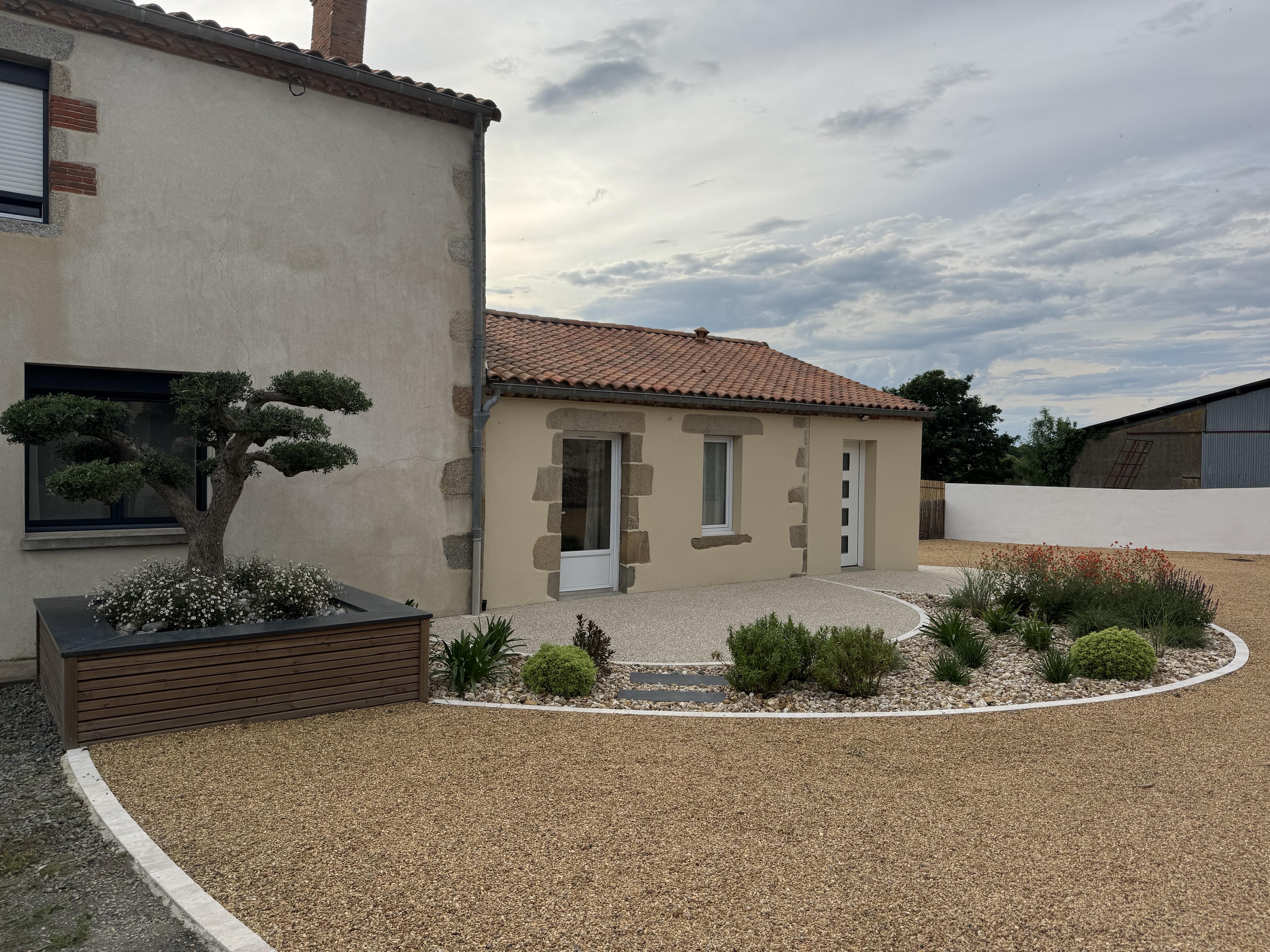 Façade du gîte