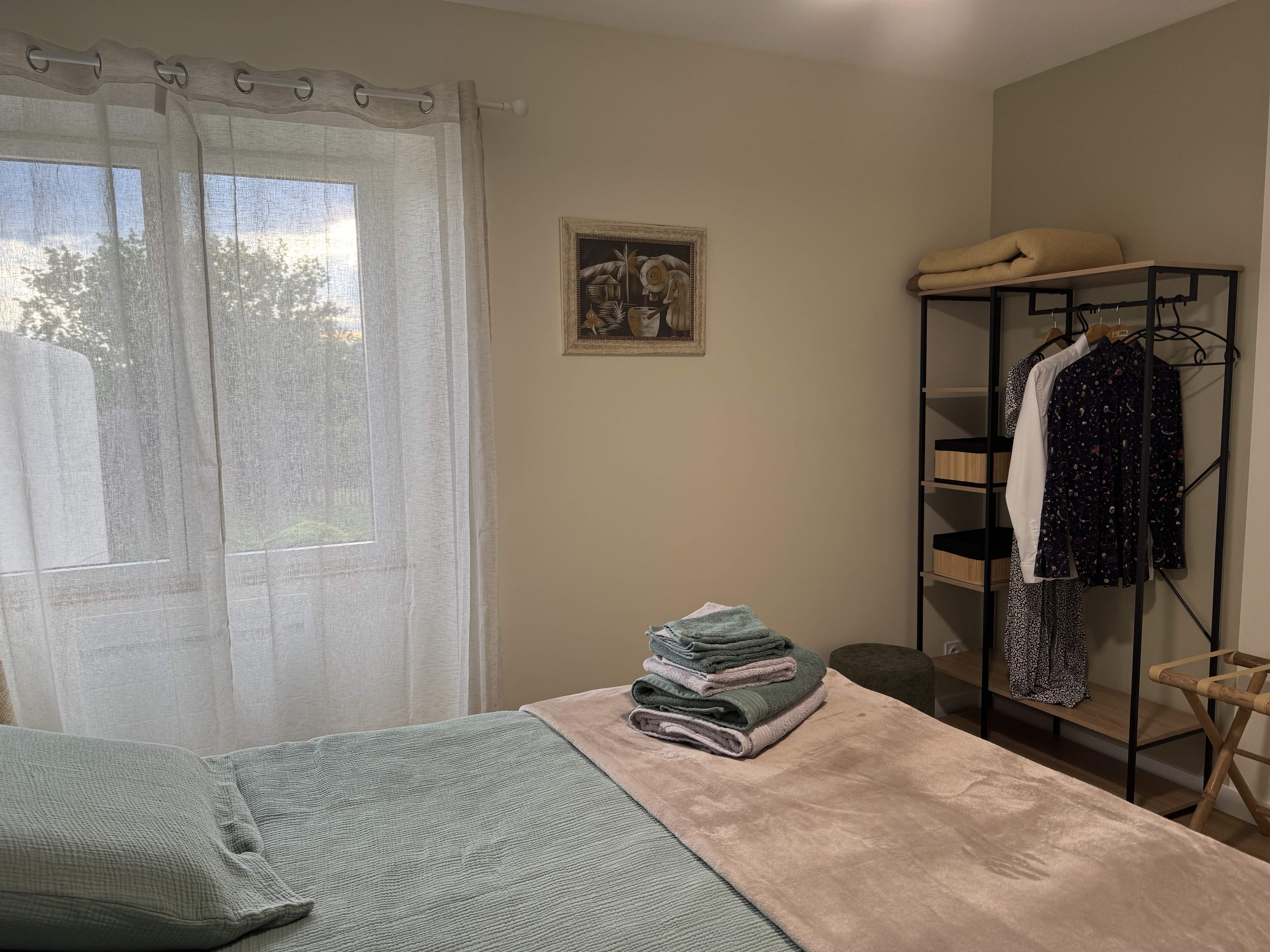 Chambre côté jardin
